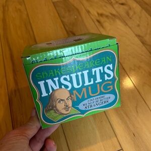 Shakespearean Insults Mug - Green